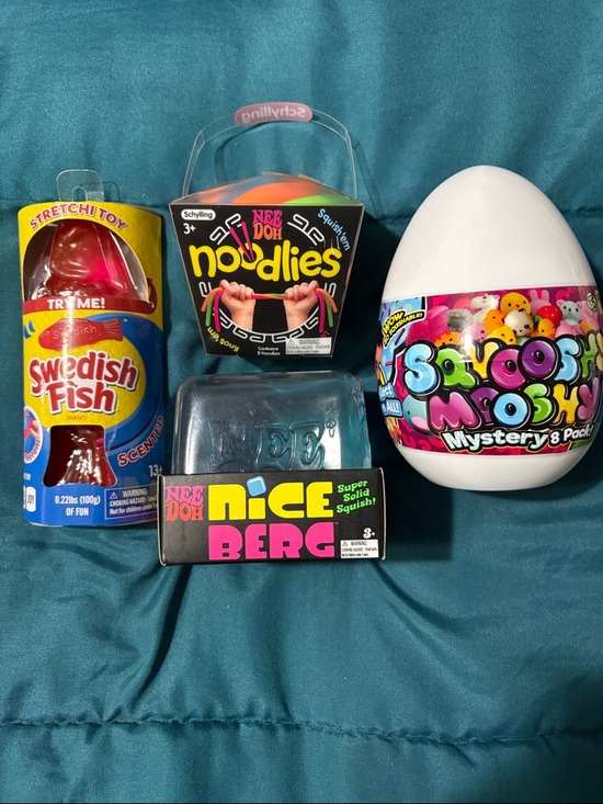 Schylling Other - Nee Doh Nice Berg & Noodlies, & Scented Swedish Fish, & Squooshy Mooshy 8pk